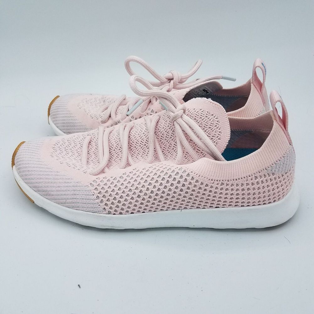 Native Women's 4.5 AP Mercury Liteknit Shoes Pink Sneakers 21103919-6799 - Picture 2 of 11